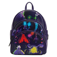 Load image into Gallery viewer, Disney Mini Backpack Villains Ursula, Evil Queen, Hades, Dr. Facilier GITD Loungefly
