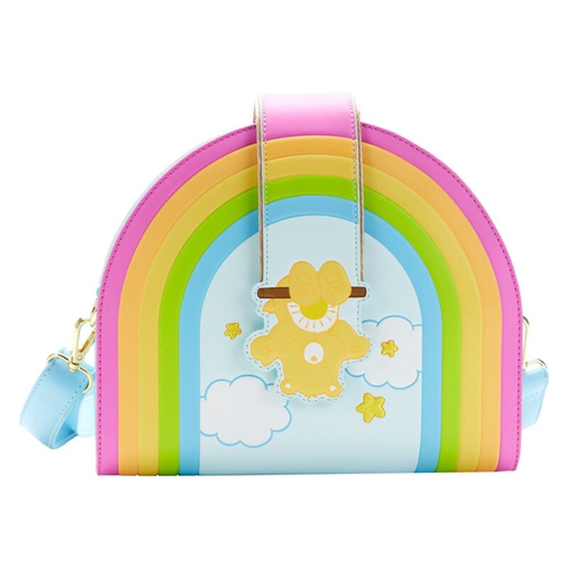 Care Bears Crossbody Bag Funshine Bear Rainbow Swing Loungefly