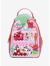 Load image into Gallery viewer, Disney Mini Backpack Alice in Wonderland Cake Loungefly
