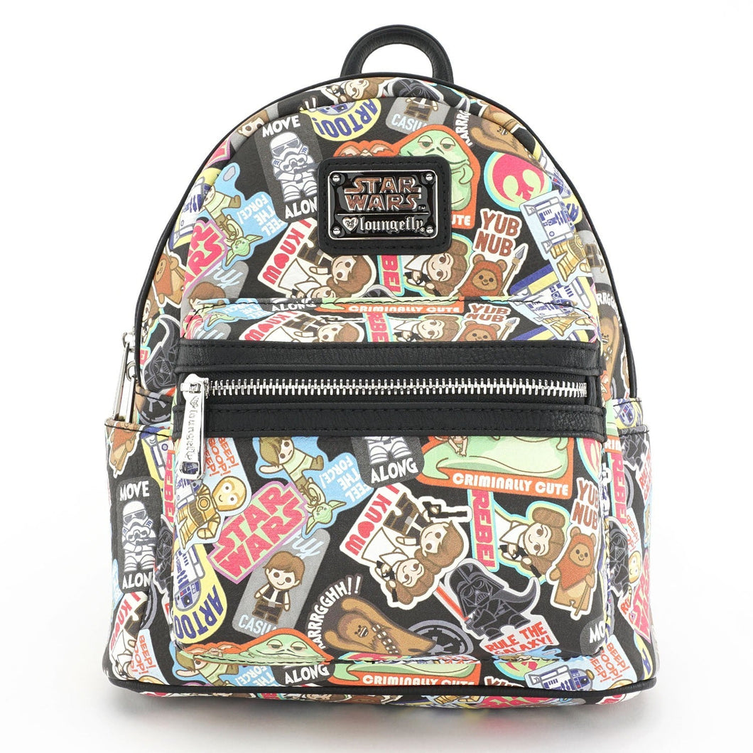 Disney Mini Backpack Star Wars Kawaii Sticker Loungefly