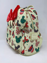 Load image into Gallery viewer, Disney Mini Backpack Wallet Ears Set Christmas Cookie AOP Loungefly
