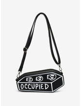 Load image into Gallery viewer, Loungefly Crossbody Occupied Coffin
