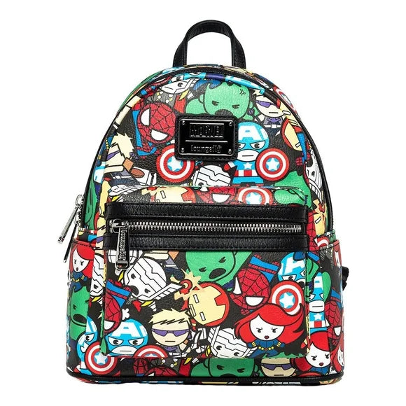 Marvel Mini Backpack Avengers Kawaii AOP Loungefly