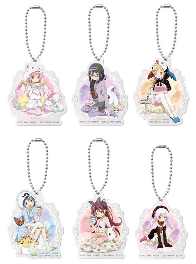 Puella Magi Madoka Magica Acrylic Keychain Starlight Magiccraft Ichiban Kuji J Prize Bandai