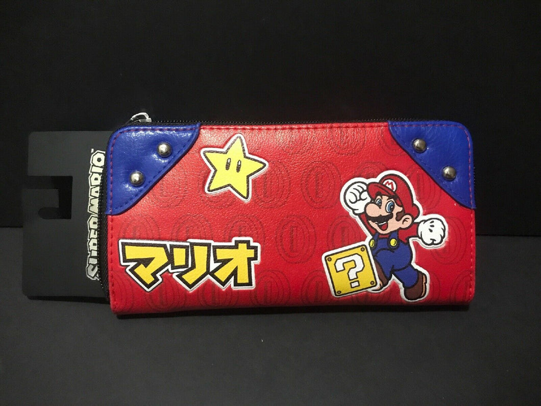 Bioworld Super Mario Nintendo Mario Items Trifold Wallet