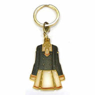 Cardcaptor Sakura Clear Card Keychain School Uniform Stained Glass Ichiban Kuji G Prize Bandai
