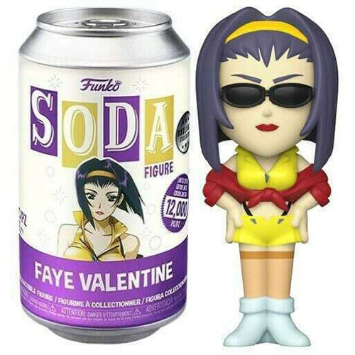 Cowboy Bebop Figure Faye Valentine Soda Mystery Can Funko