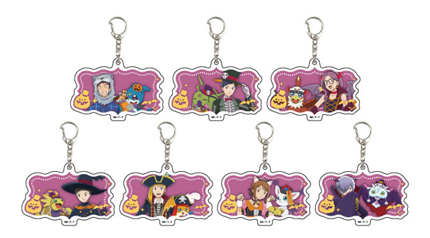 Digimon Adventure 02 Blind Box Acrylic Keychain 03 Halloween Ver. A3