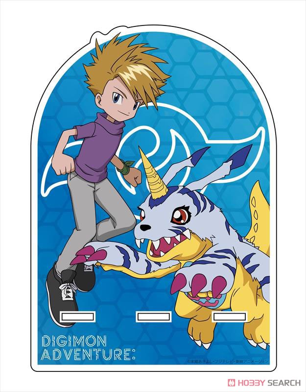 Digimon Adventure Acrylic Stand Phone Rest Gabumon & Yamato 