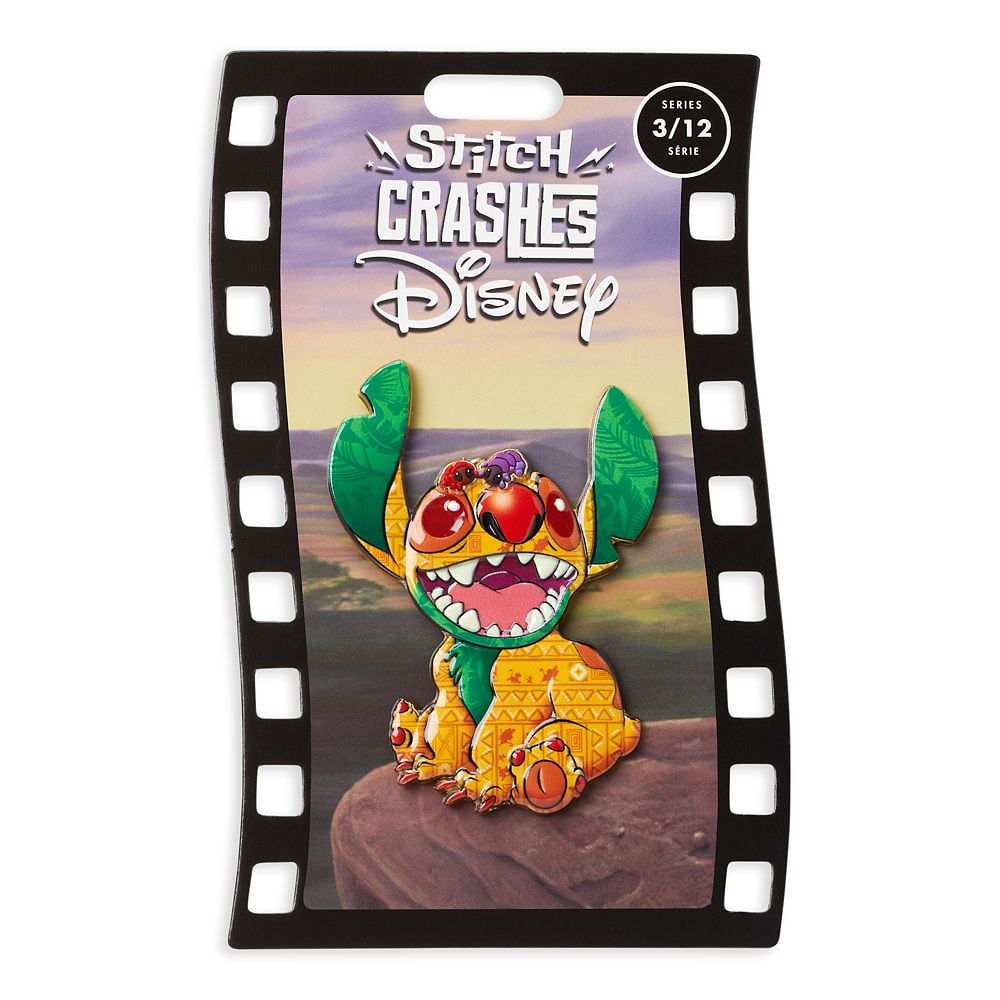 Disney Enamel Pin Stitch Crashes Disney Jumbo Pin #3 The Lion King Disney