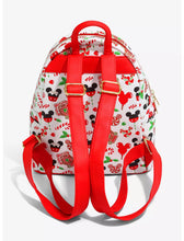 Load image into Gallery viewer, Disney Mini Backpack Mickey Mouse Holiday Treats AOP Loungefly
