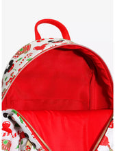 Load image into Gallery viewer, Disney Mini Backpack Mickey Mouse Holiday Treats AOP Loungefly
