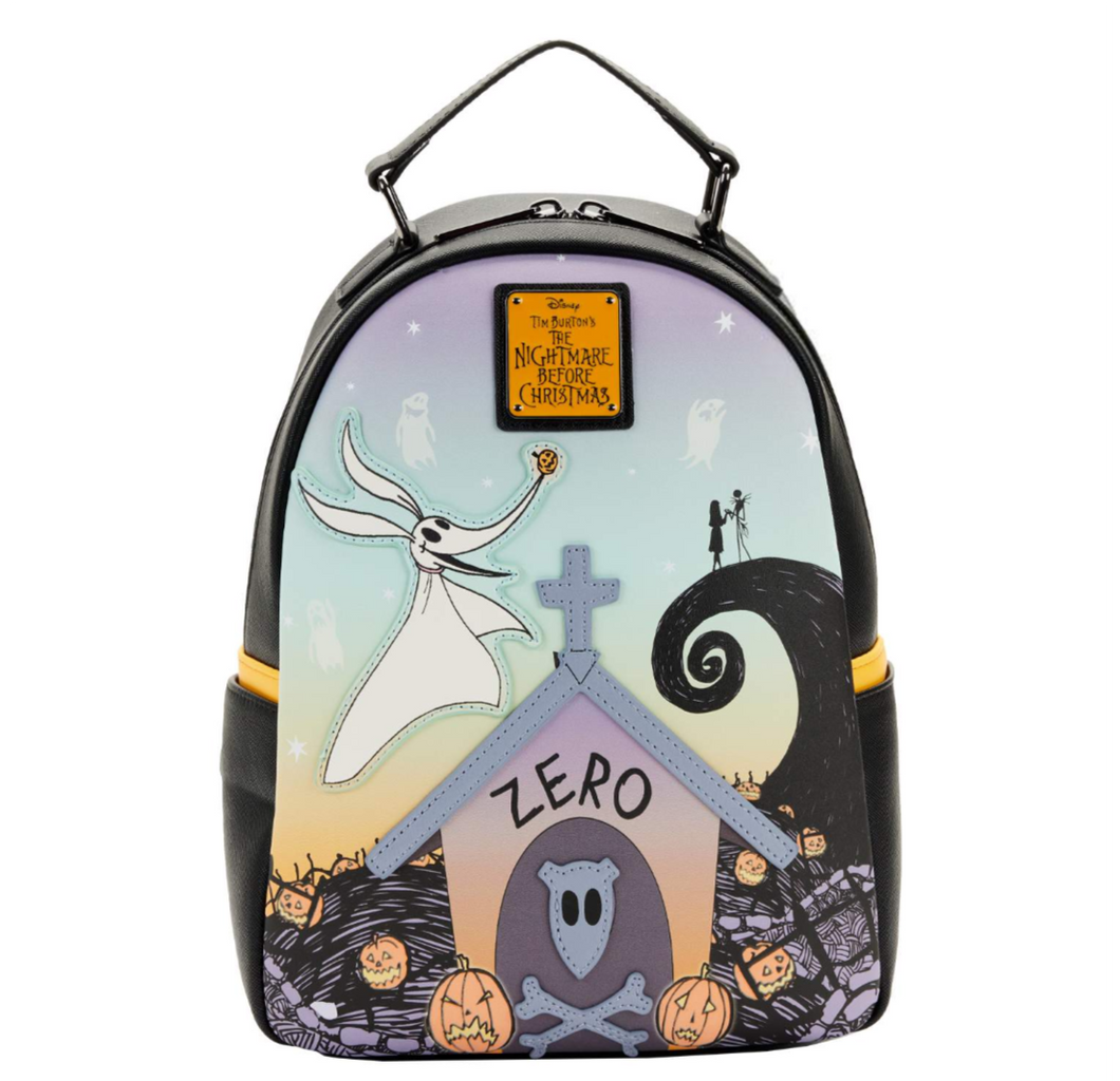 Disney Mini Backpack Zero Graveyard GITD Loungefly