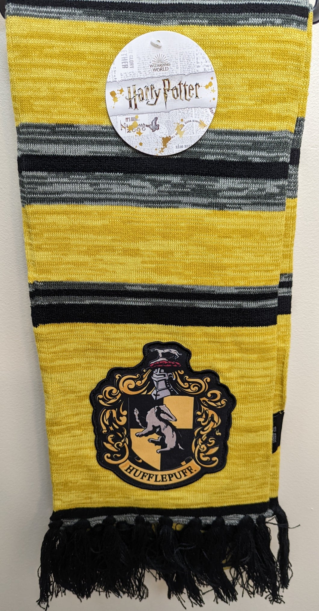 Harry Potter Hufflepuff Hogwarts House Scarf