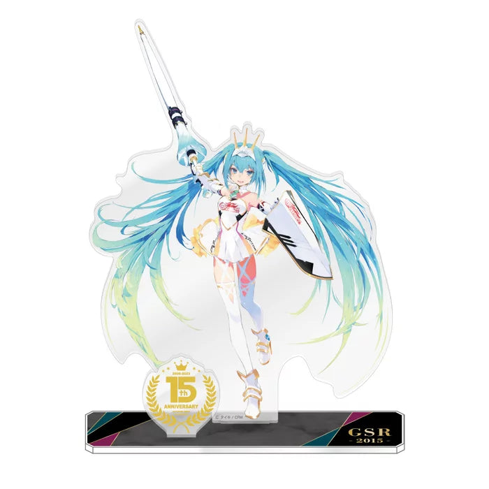 Hatsune Miku Acrylic Stand Racing Miku GT Project 15th Anniversary 2015 Ver. Caravan