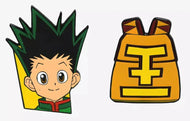 Hunter X Hunter Enamel Pin Set Gon Backpack Just Funky