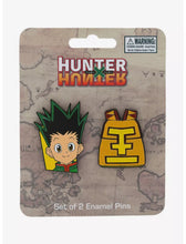 Load image into Gallery viewer, Hunter X Hunter Enamel Pin Set Gon Backpack Just Funky
