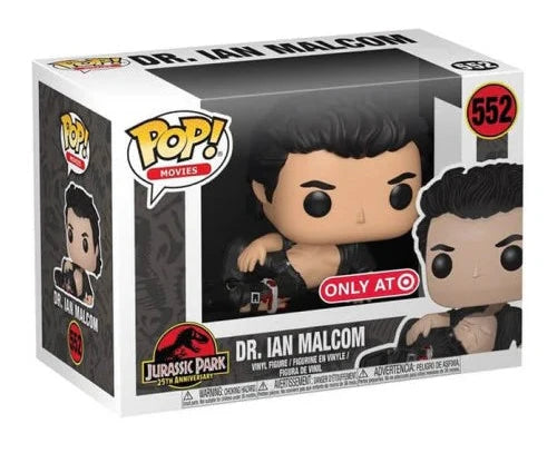 Jurassic Park Figure Dr. Ian Malcolm Wounded Pop! Movies 552 Jurassic Park 25th Anniversary Funko