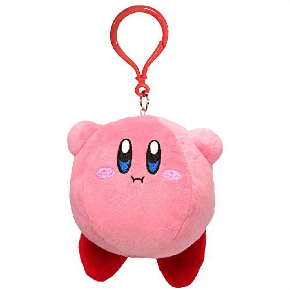 Kirby Plush Clip Kirby Floating Pose Little Buddy San-ei 3.5in