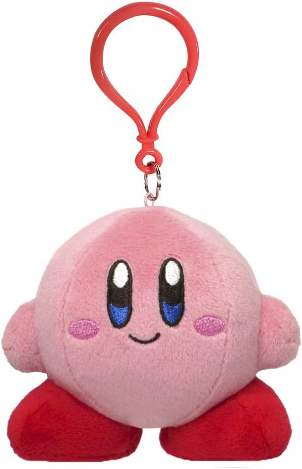 Kirby Plush Clip Kirby Standard Pose Little Buddy San-ei 3.5in