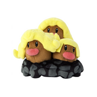 Pokemon Center Alolan Dugtrio Sitting Cutie/Fit