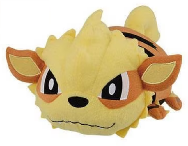 Pokemon Plush Arcanine Kororin 2017 Banpresto