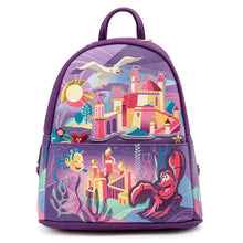 Load image into Gallery viewer, Disney Mini Backpack The Little Mermaid Castle Series Loungefly
