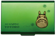 Load image into Gallery viewer, Studio Ghibli Metal Card Case Green My Neighbor Totoro Ensky
