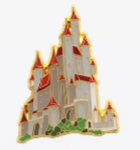 Load image into Gallery viewer, Disney Enamel Pin Princess Castle Loungefly
