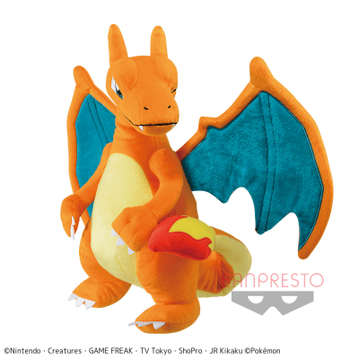 Pokemon Plush Charizard Look at my Tail 2021 Banpresto