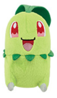 Pokemon Plush Chikorita Korotto Manmaru 2017 Banpresto