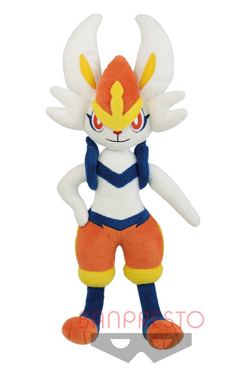 Pokemon Plush Cinderace Dekkai 2020 Banpresto