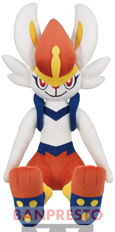 Pokemon Plush Cinderace Dekkai 2022 Banpresto