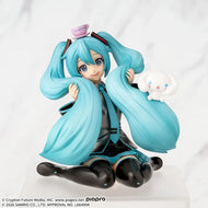 Piapro Figure Hatsune Miku Hatsune Miku x Cinnamoroll Premium Chokonose Mofutto Ver. Sanrio SEGA