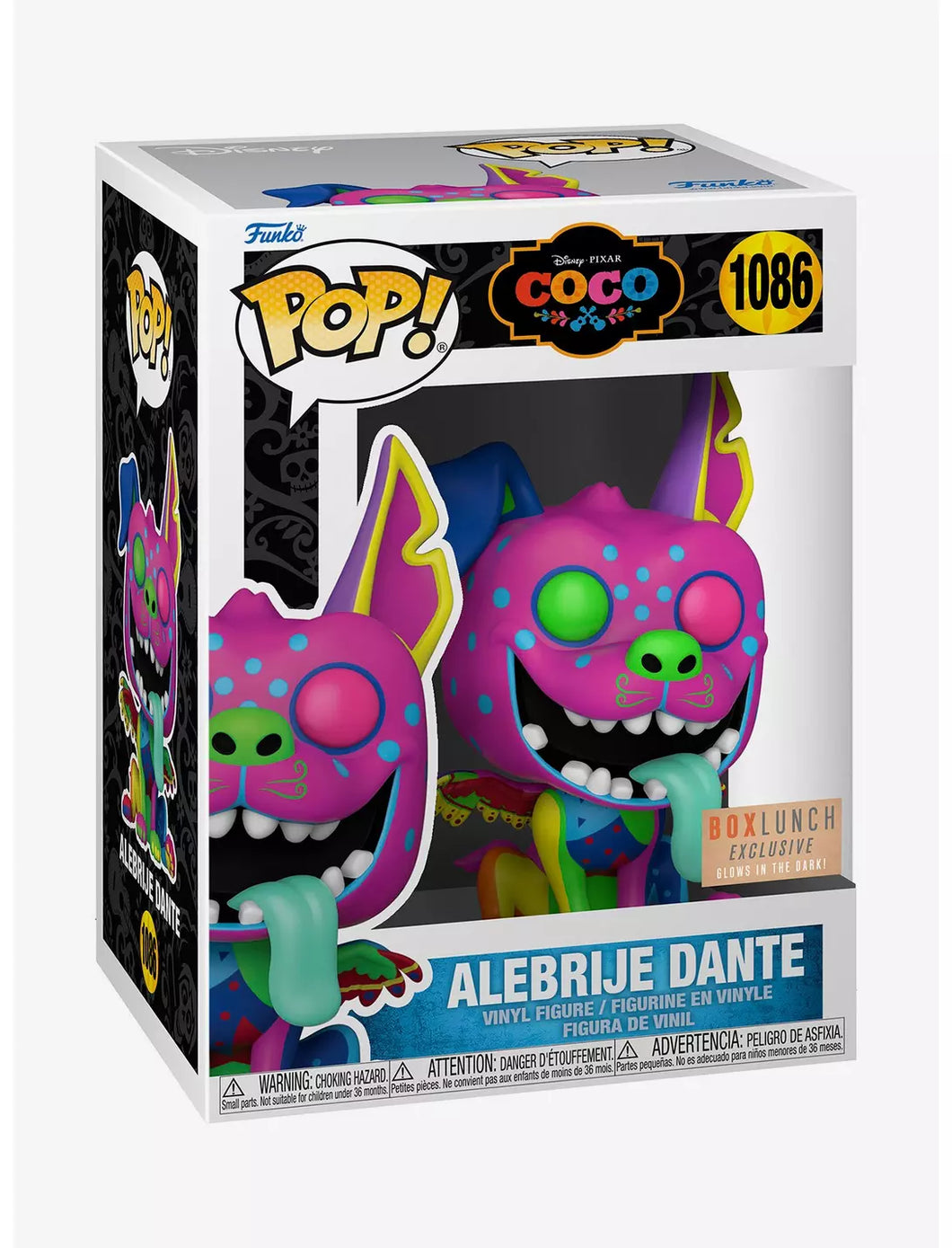 Disney Pixar Figure Coco Alebrije Dante GITD Pop! 1086 Funko