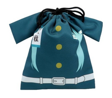 Load image into Gallery viewer, Demon Syaler Drawstring Pouch Tokito Muichiro Haori Style Bandai [Clearance Case]
