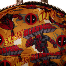 Load image into Gallery viewer, Marvel Mini Backpack Deadpool Metallic Cosplay Loungefly
