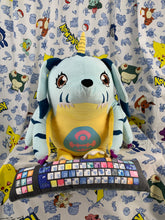 Load image into Gallery viewer, Digimon Plush Gabumon Keyboard Buddy Premium Bandai
