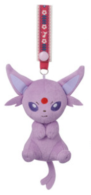 Pokemon Plush Strap Espeon I Heart Eevee 2015 Banpresto