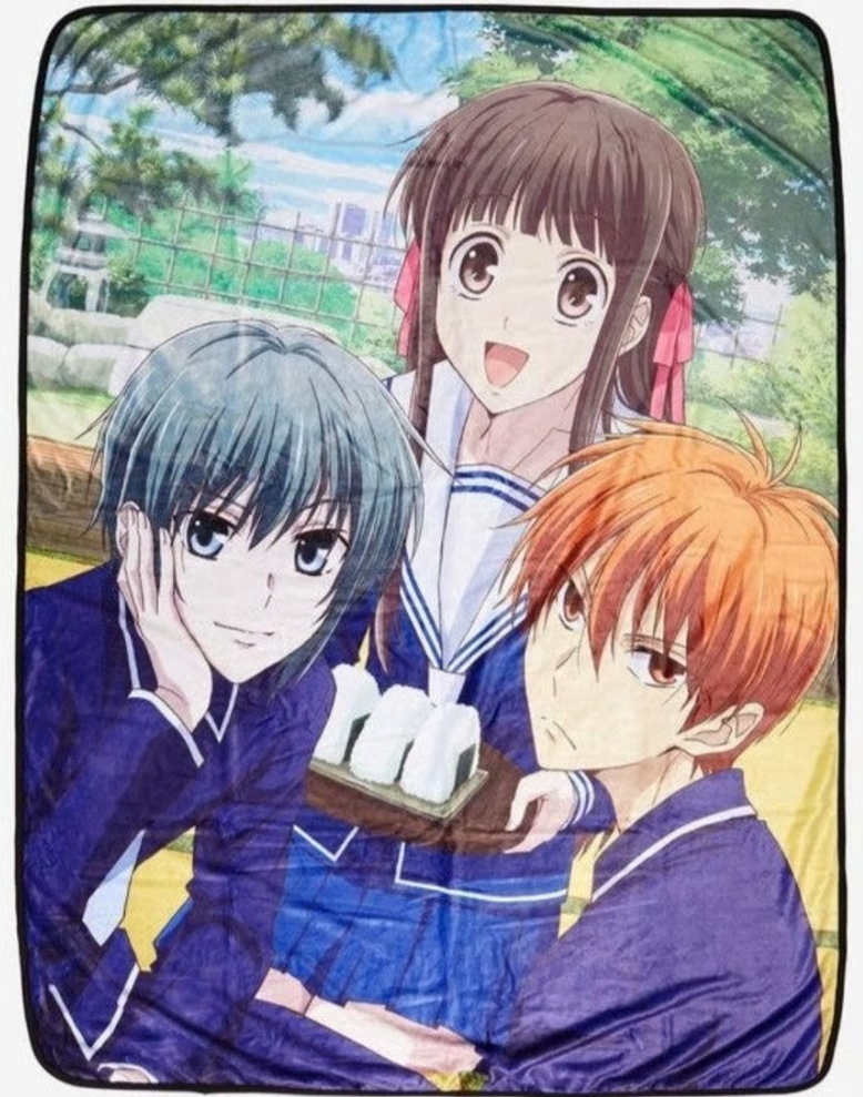 Fruits basket Throw Blanket Yuki Tohru Kyo Crunchyroll Surreal Entertainment