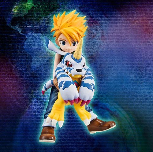 Digimon Adventure Figure Yamato Ishida & Gabumon G.E.M. Series MagaHouse