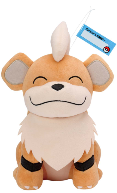 Pokemon Plush Growlithe Hello Partner Dekkai 2023 Banpresto
