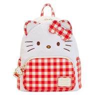 Sanrio Mini Backpack Hello Kitty Fuzzy Gingham Loungefly