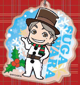 Haikyu!! Acrylic Keychain Koushi Sugawara ~Christmas Series~ Takara Tomy