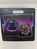 Disney Pin Set of 2 Midnight Masquerade Designer Collection