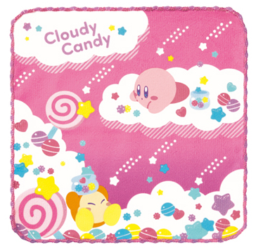 Kirby Hand Towel Cloudy Candy Ichiban Kuji G Prize Bandai Spirits