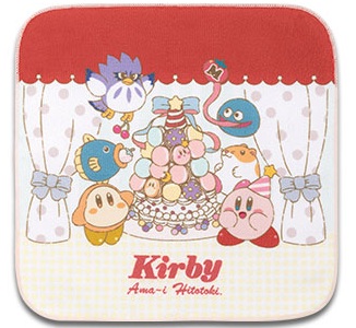 Kirby Hand Towel Sweet Moment Ichiban Kuji G Prize Bandai Spirits