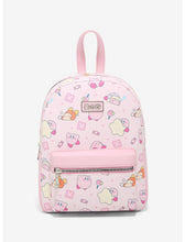 Load image into Gallery viewer, Kirby Mini Backpack Pink Toss AOP Bioworld
