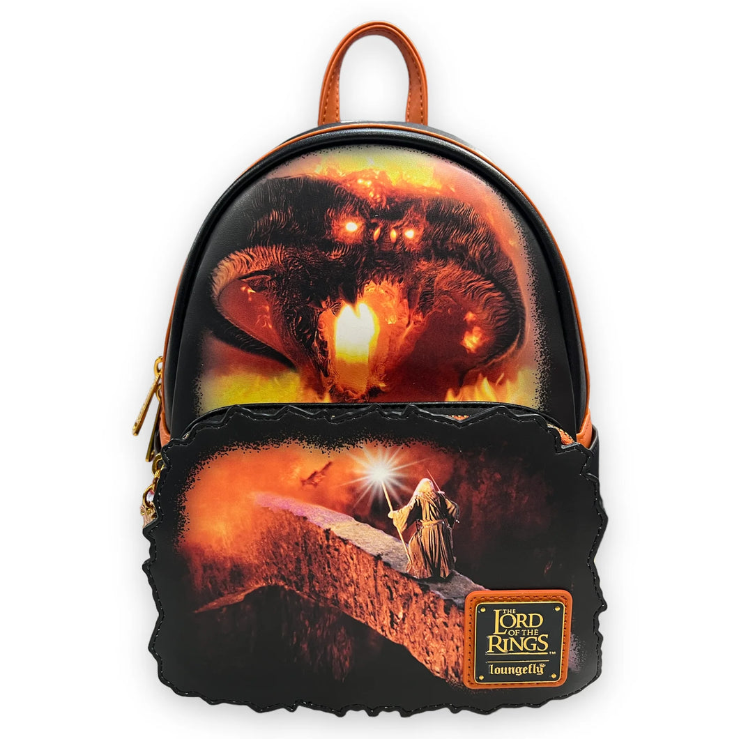 Lord of the Rings Mini Backpack Mordor Balrog GITD Loungefly