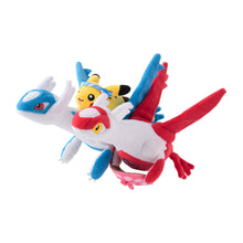 Load image into Gallery viewer, Pokemon Plush Latias, Latios, &amp; Pikachu 2025 Fukuoka Pokemon Center
